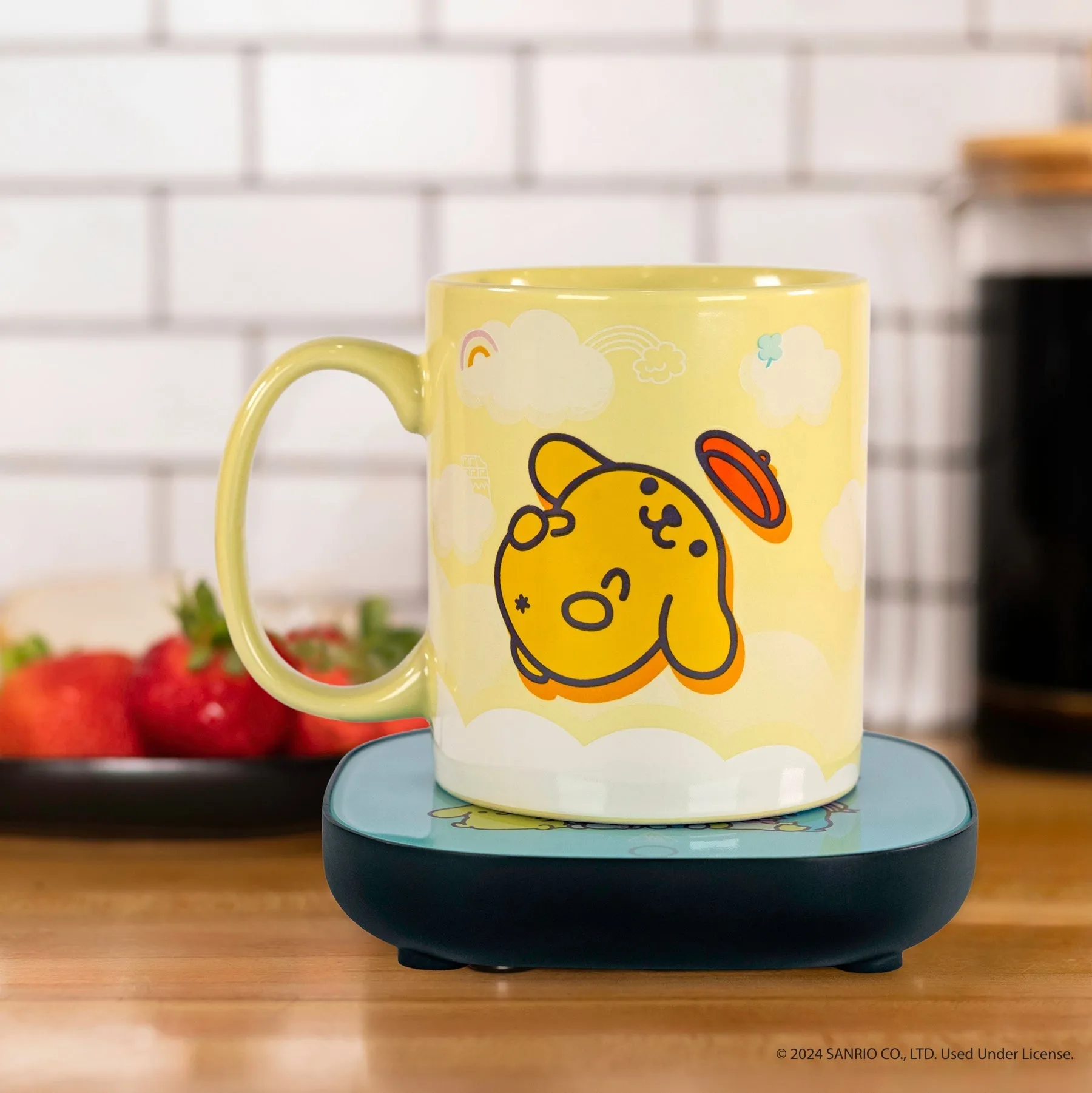 Pompompurin Coffee Mug & Warmer Set SANRIO