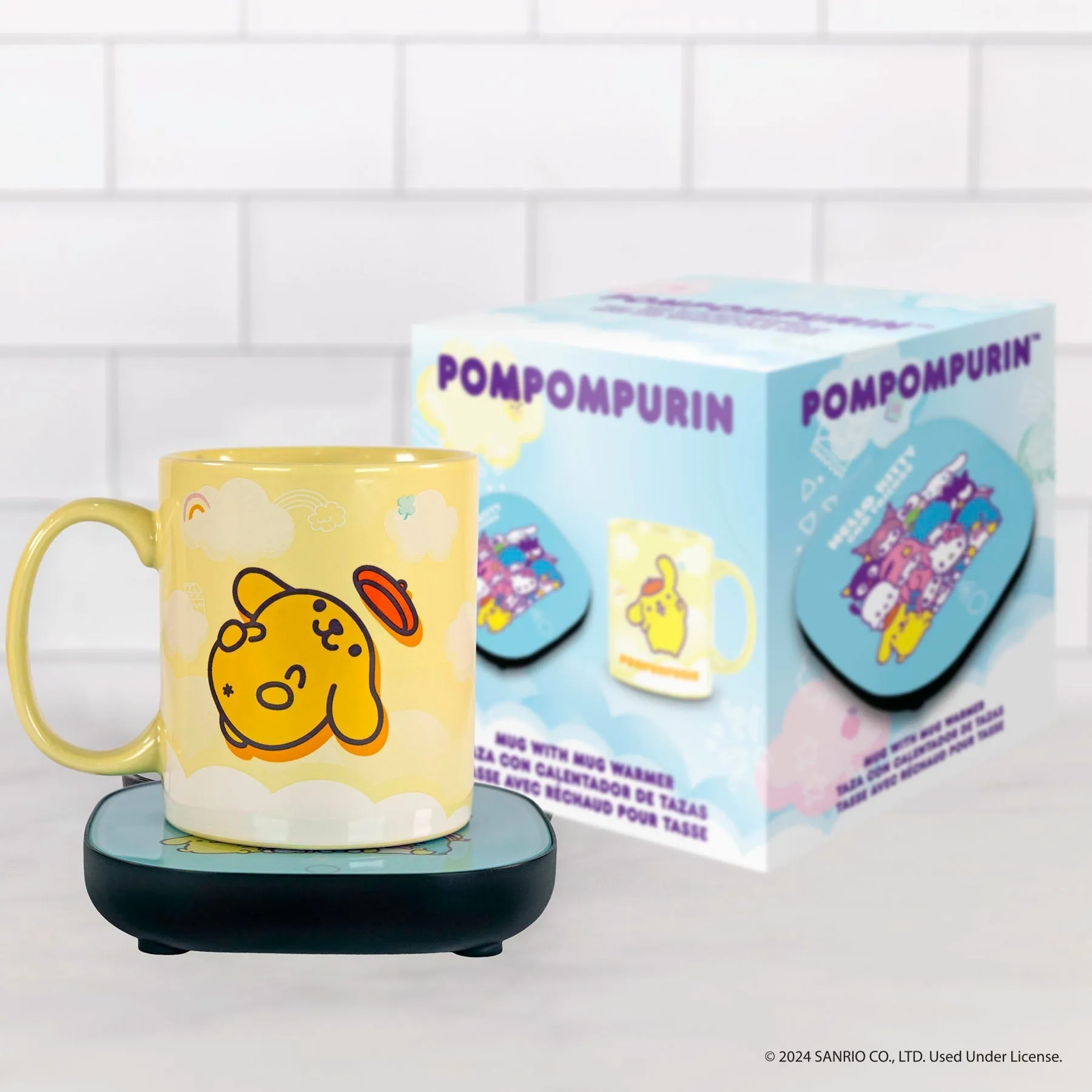 Pompompurin Coffee Mug & Warmer Set SANRIO