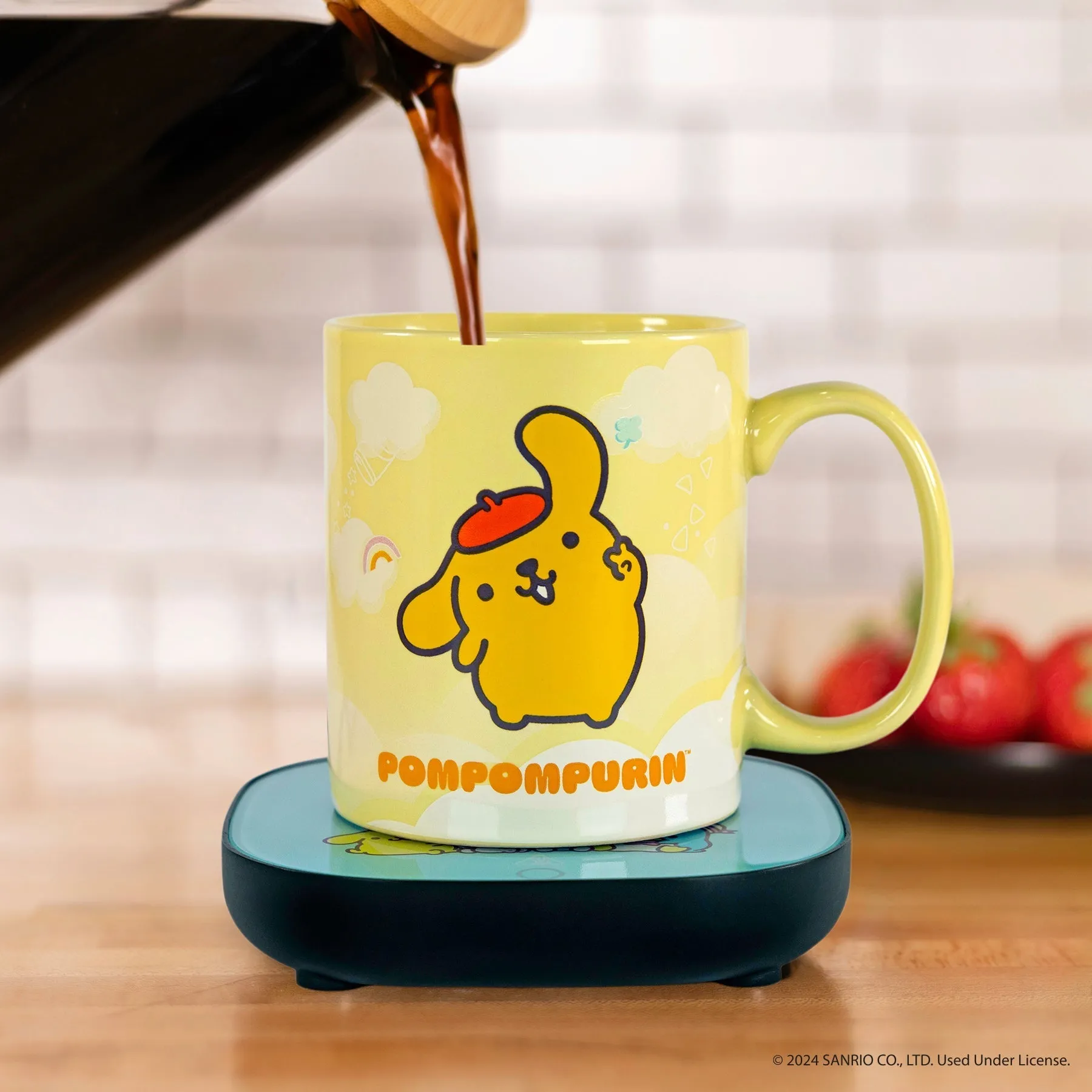 Pompompurin Coffee Mug & Warmer Set SANRIO