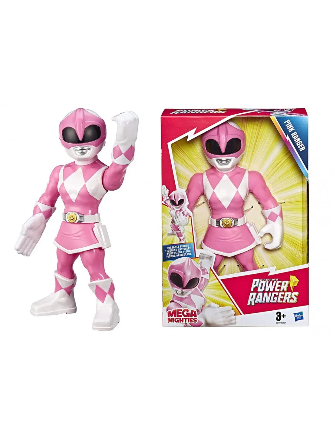 Power Rangers Mega Mighties Pink Ranger Figure