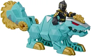 Power Rangers Playskool Heroes Black Ranger and Dimetrozord 2-Pack