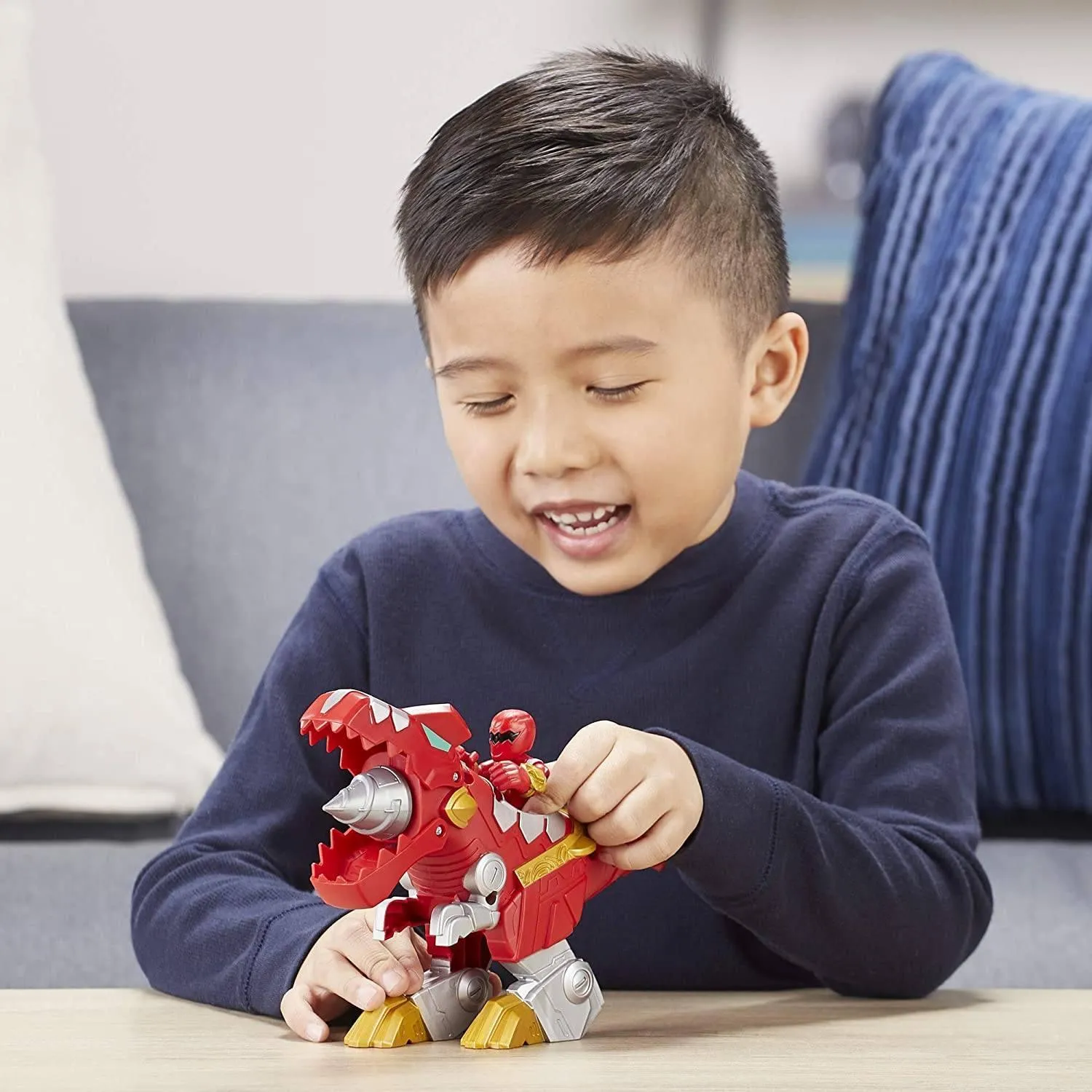 Power Rangers Playskool Heroes Red Ranger & T-Rex Zord 2-Pack