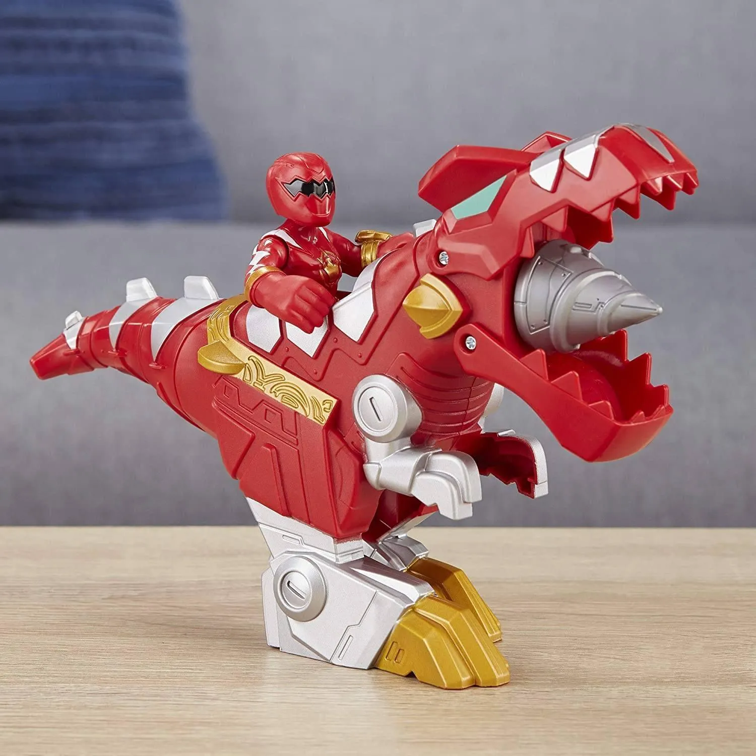 Power Rangers Playskool Heroes Red Ranger & T-Rex Zord 2-Pack