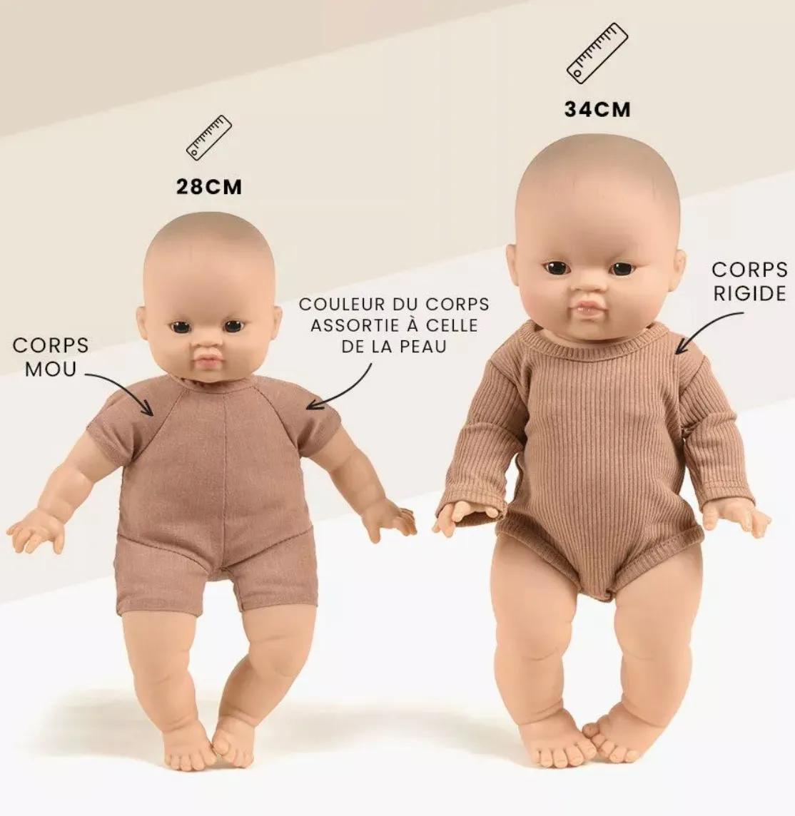 "Babies Collection" soft-bodied dolls by Minikane: Gaspard