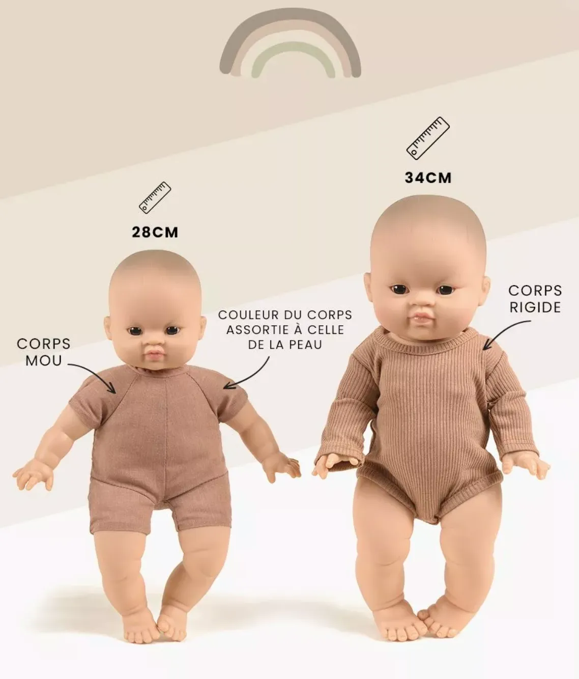 "Babies Collection" soft-bodied dolls by Minikane: Sidonie