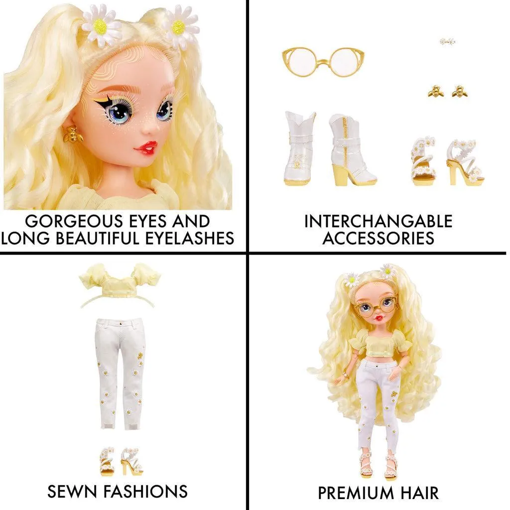 Rainbow High Delilah Fields - Buttercup Yellow Fashion Doll