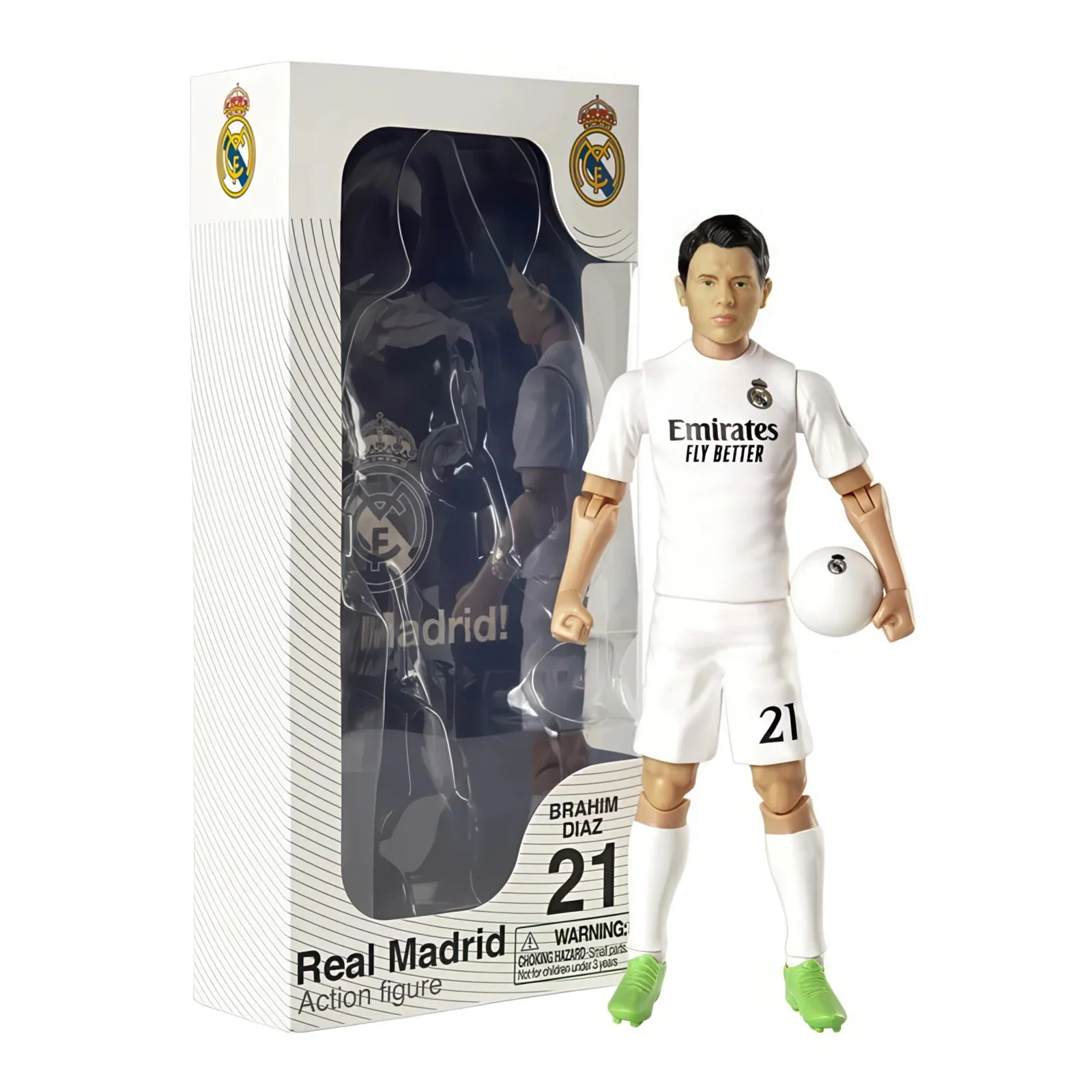 Real Madrid Brahim Diaz 21 Action Figure 20cm