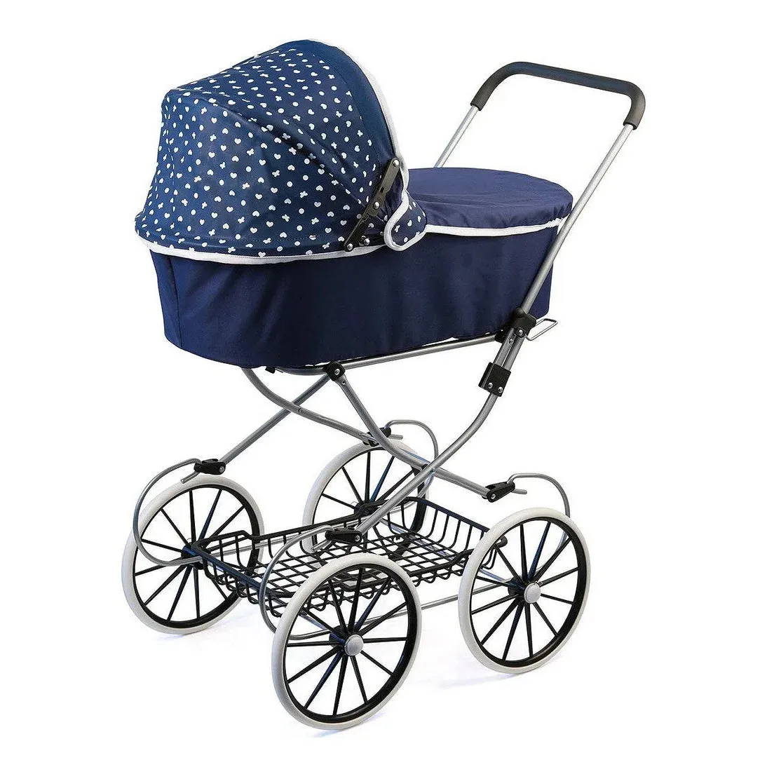 REIG Classic Deluxe Doll Stroller - Blue