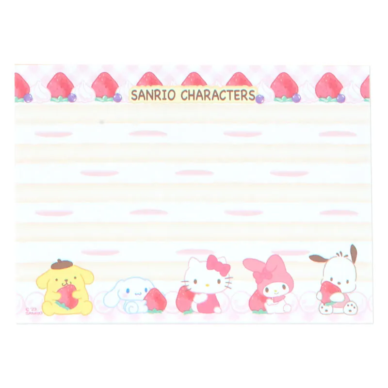 Sanrio Characters Memo Pad & Sticker Set SANRIO