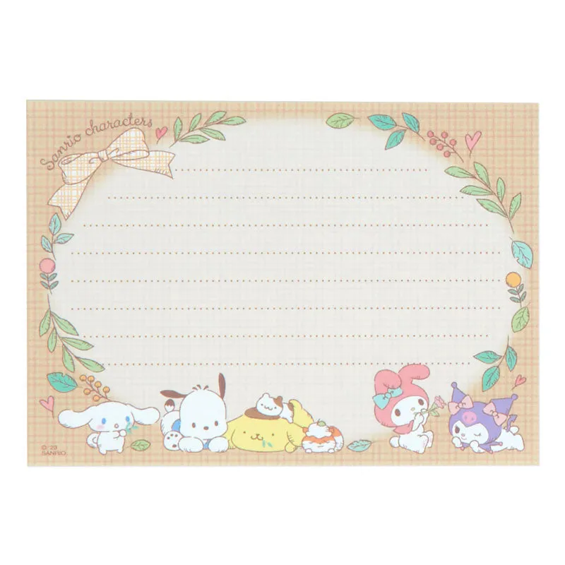 Sanrio Characters Memo Pad & Sticker Set SANRIO