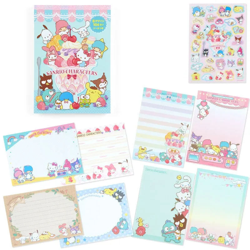 Sanrio Characters Memo Pad & Sticker Set SANRIO
