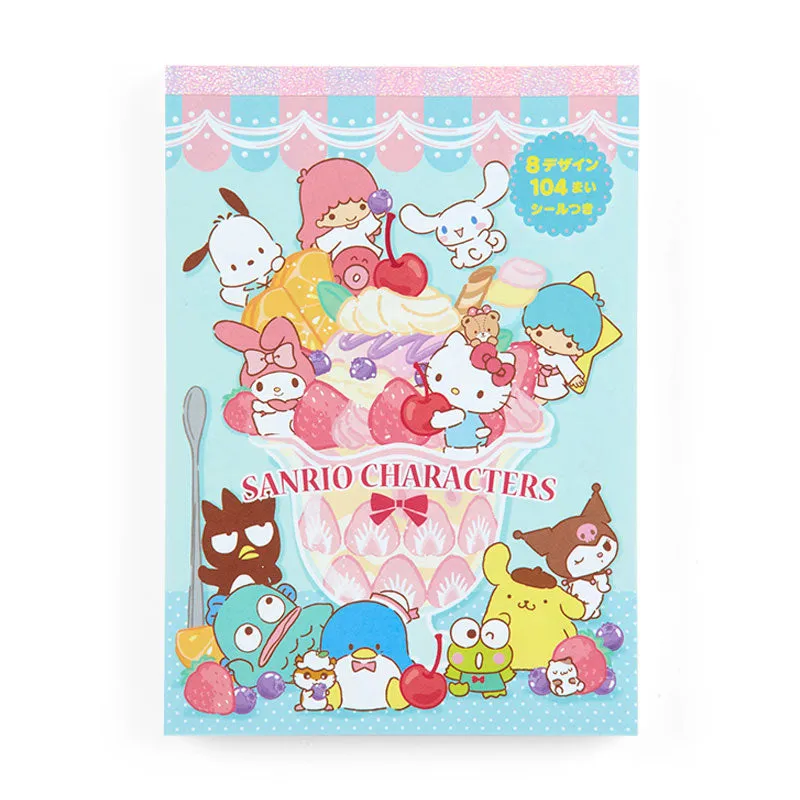 Sanrio Characters Memo Pad & Sticker Set SANRIO