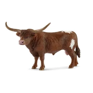 SCHLEICH 13866 Texas Longhorn Bull Figure