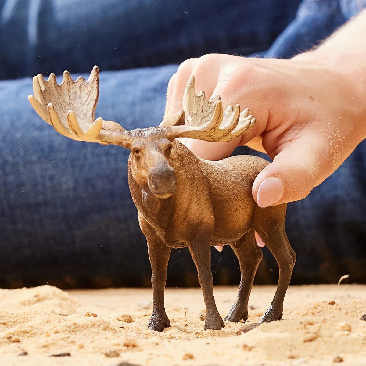 Schleich 14781 Moose Bull Figure