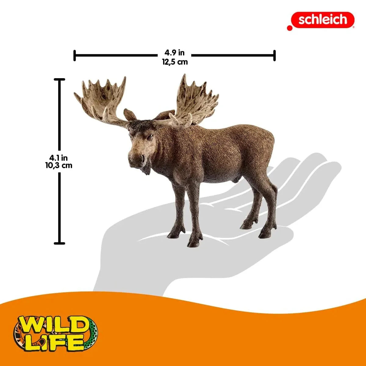 Schleich 14781 Moose Bull Figure
