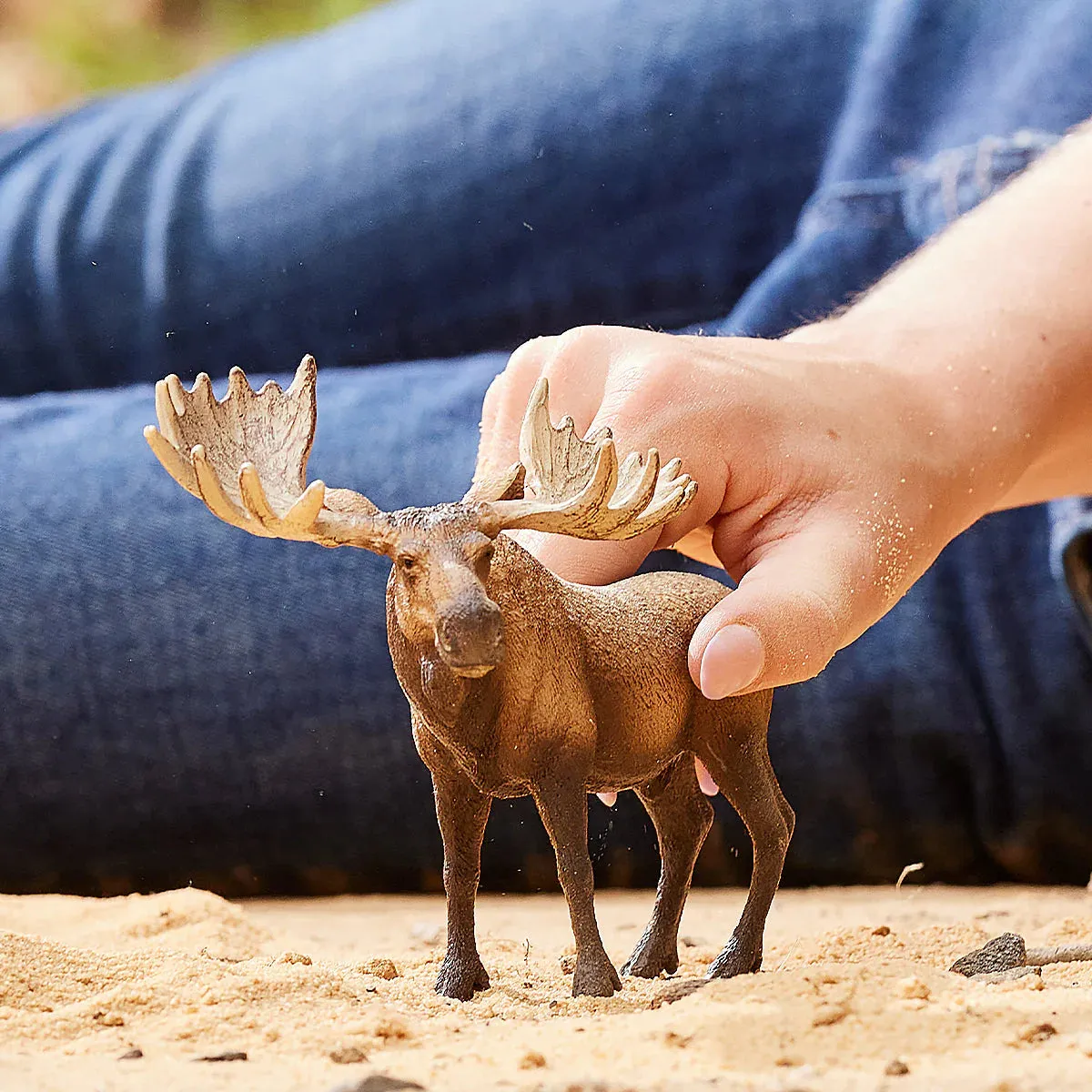 Schleich 14781 Moose Bull Figure