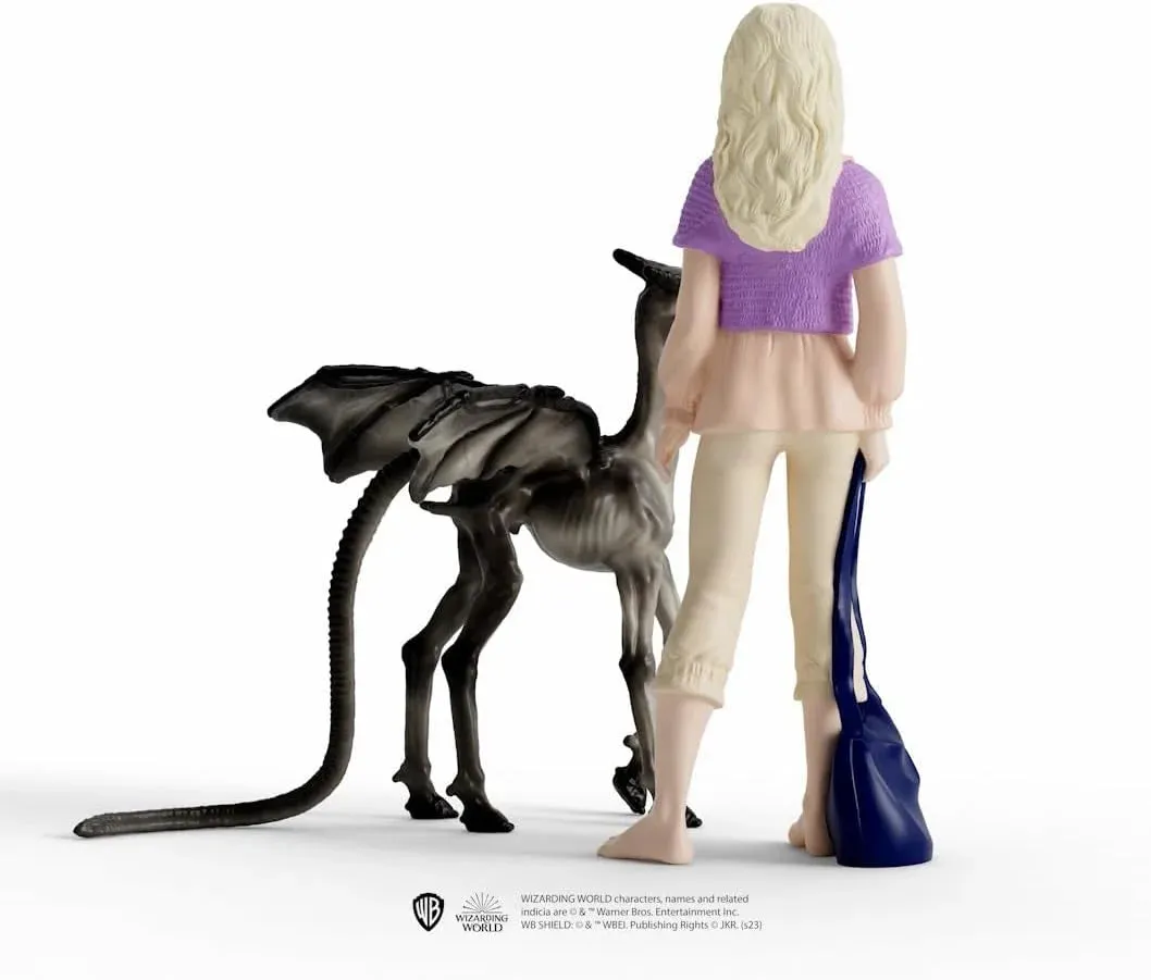 Schleich 42636 Harry Potter Luna Lovegood & Baby Thestral Figure Set