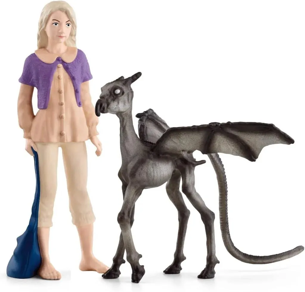 Schleich 42636 Harry Potter Luna Lovegood & Baby Thestral Figure Set