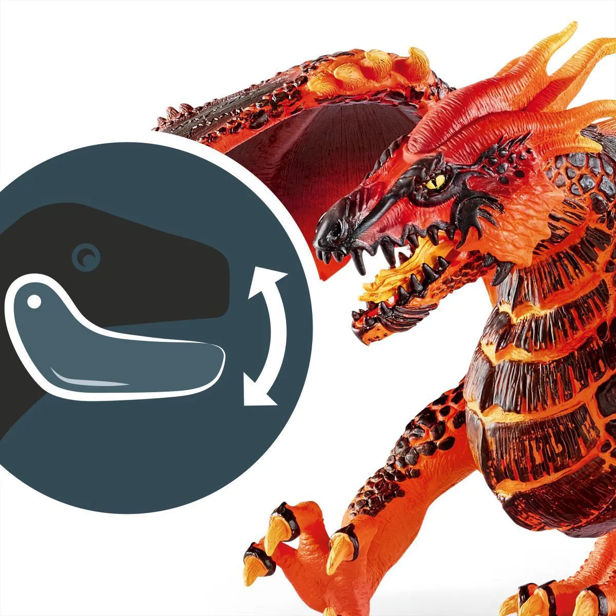 SCHLEICH 70138 Lava Dragon Figure