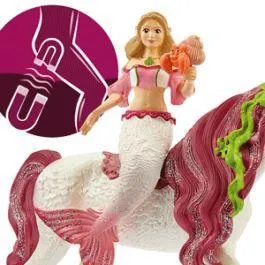 Schleich 70593 Mermaid Feya On Underwater Unicorn Figure