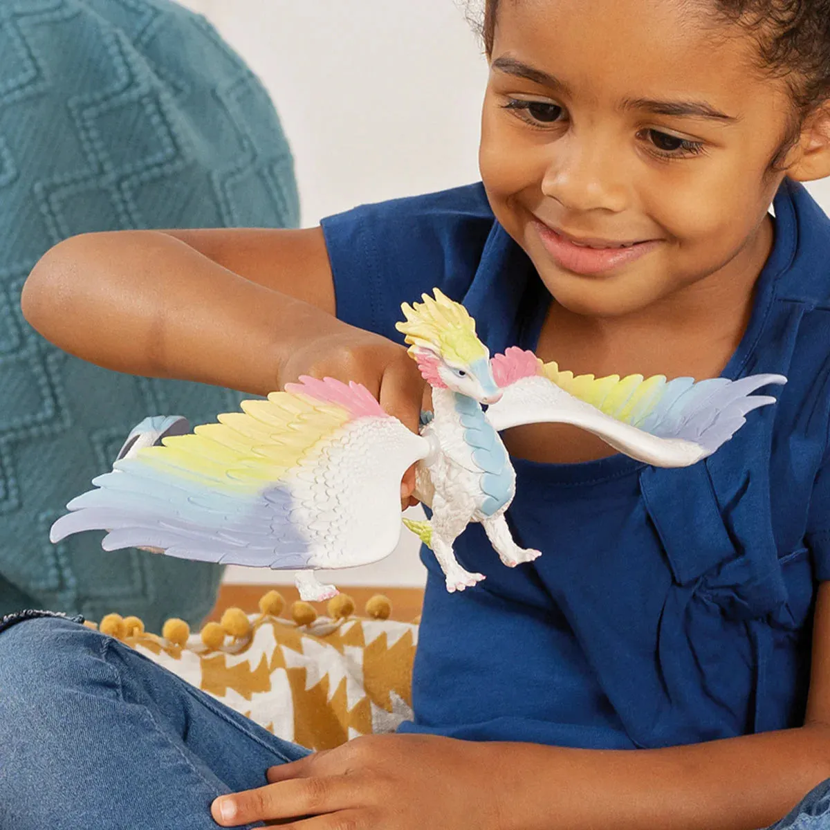 SCHLEICH 70728 Rainbow Dragon Figure