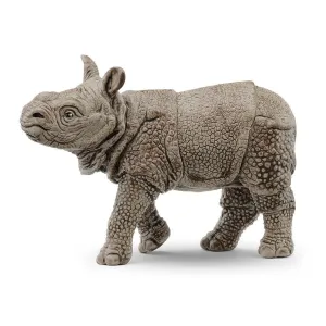 SCHLEICH Indian Rhinoceros Baby Figure