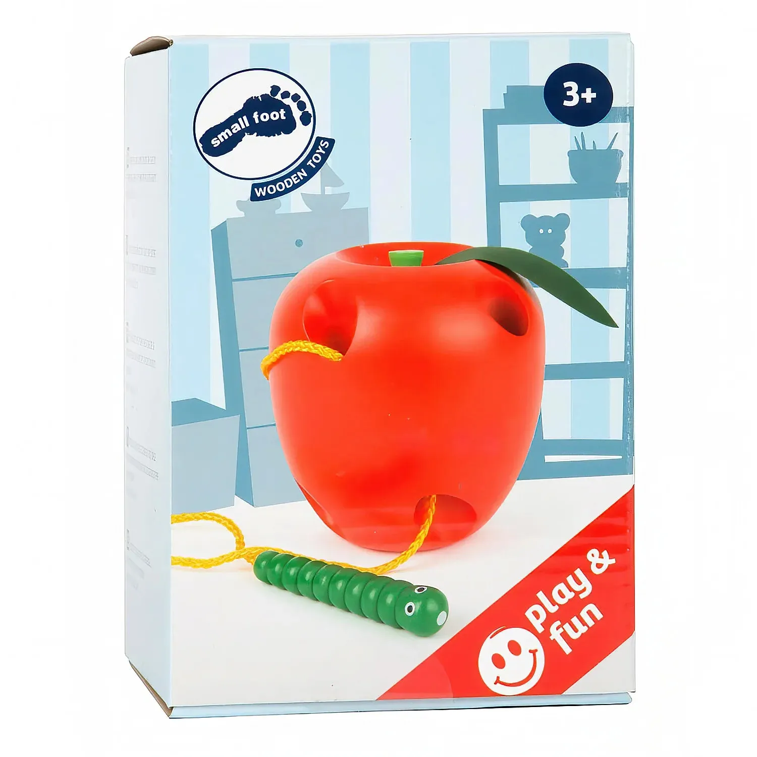 Small Foot Wooden Threading Apple Game
