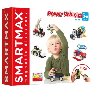 Smartmax Power Vehicles Magnetic Discovery Play Set