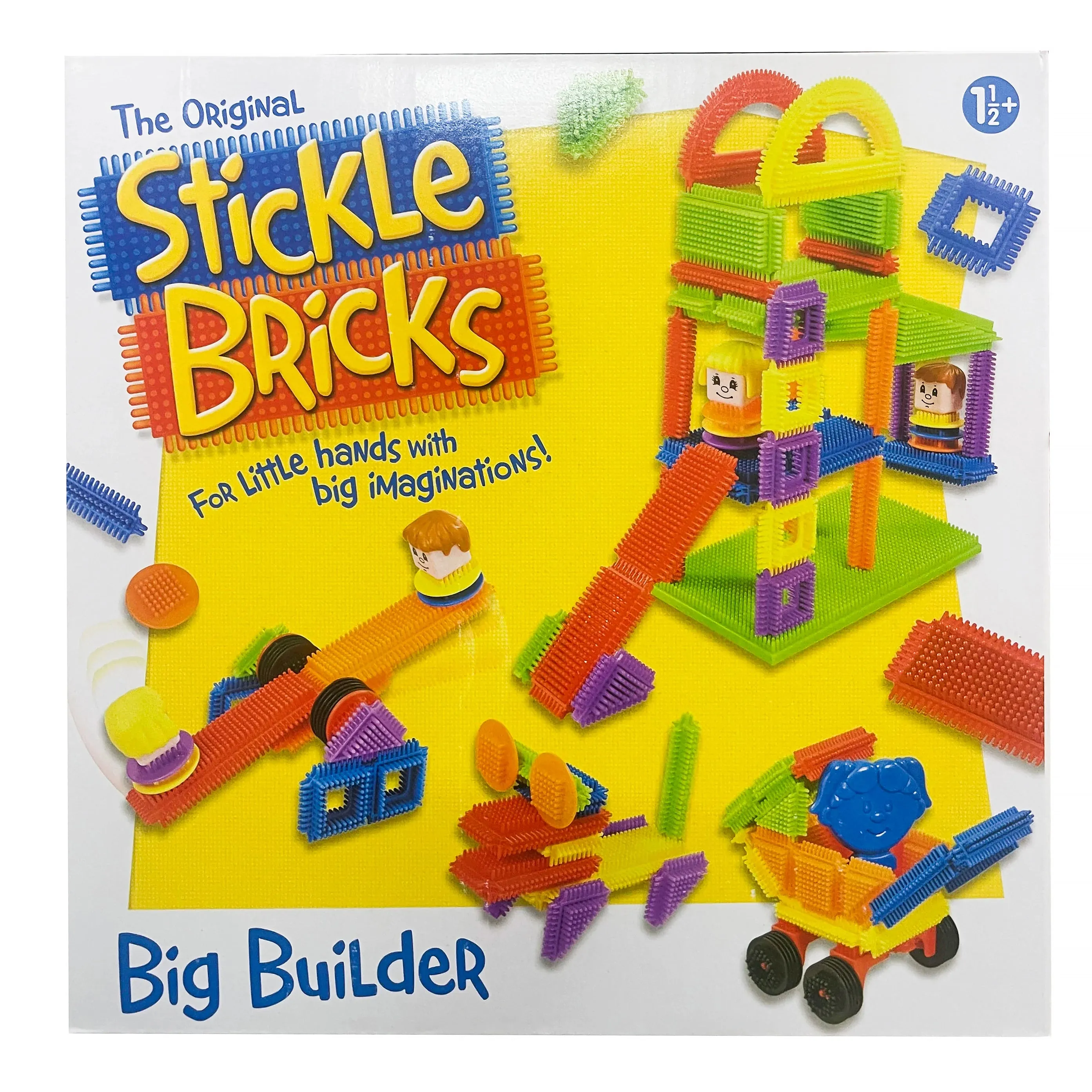 Stickle Bricks Big Builder Construction Set 125 Pieces
