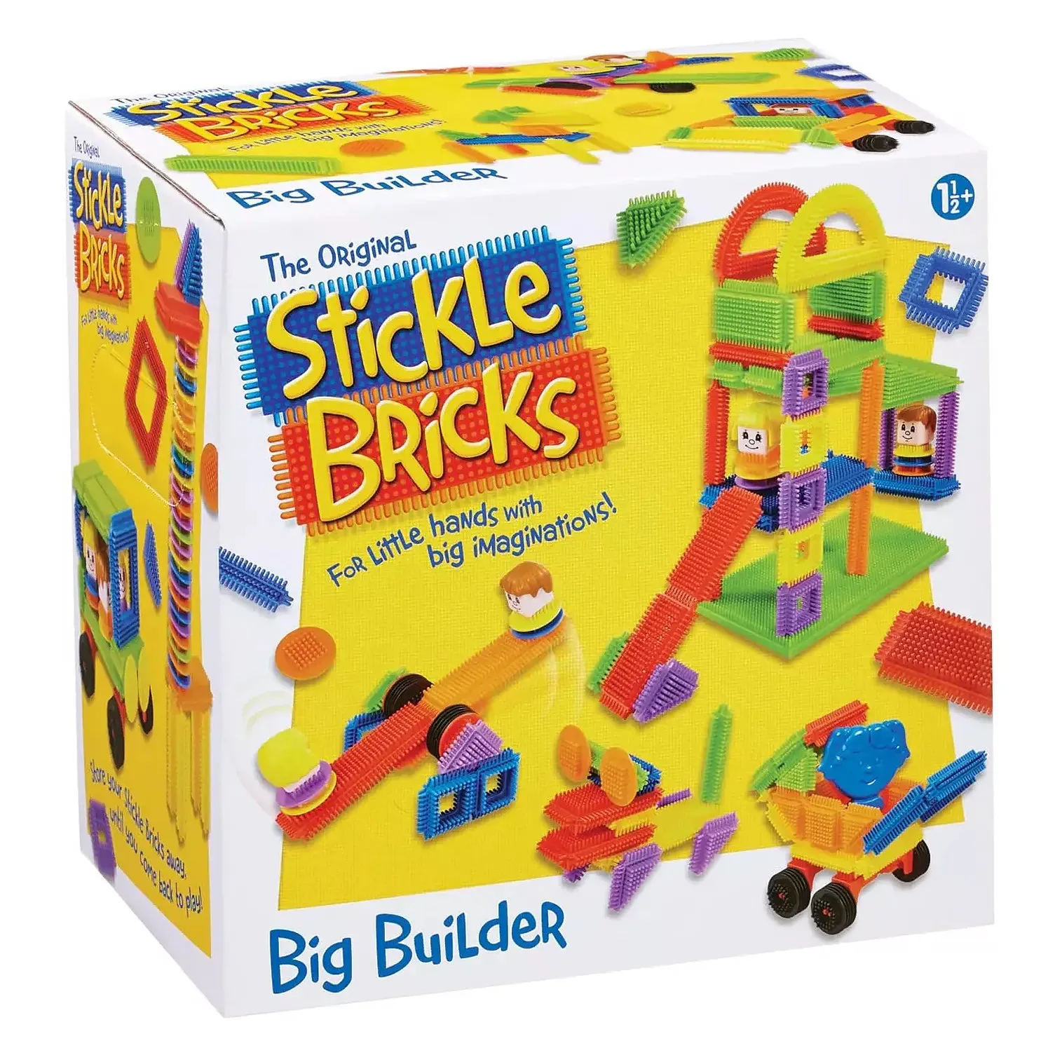 Stickle Bricks Big Builder Construction Set 125 Pieces