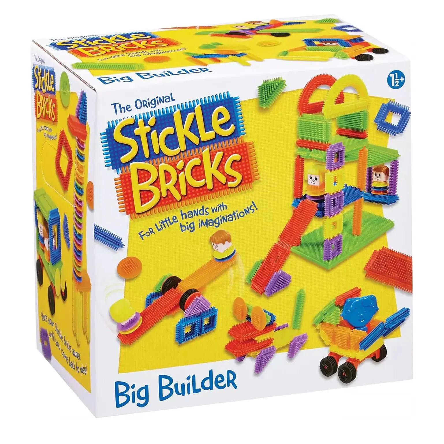 Stickle Bricks Big Builder Construction Set 125 Pieces