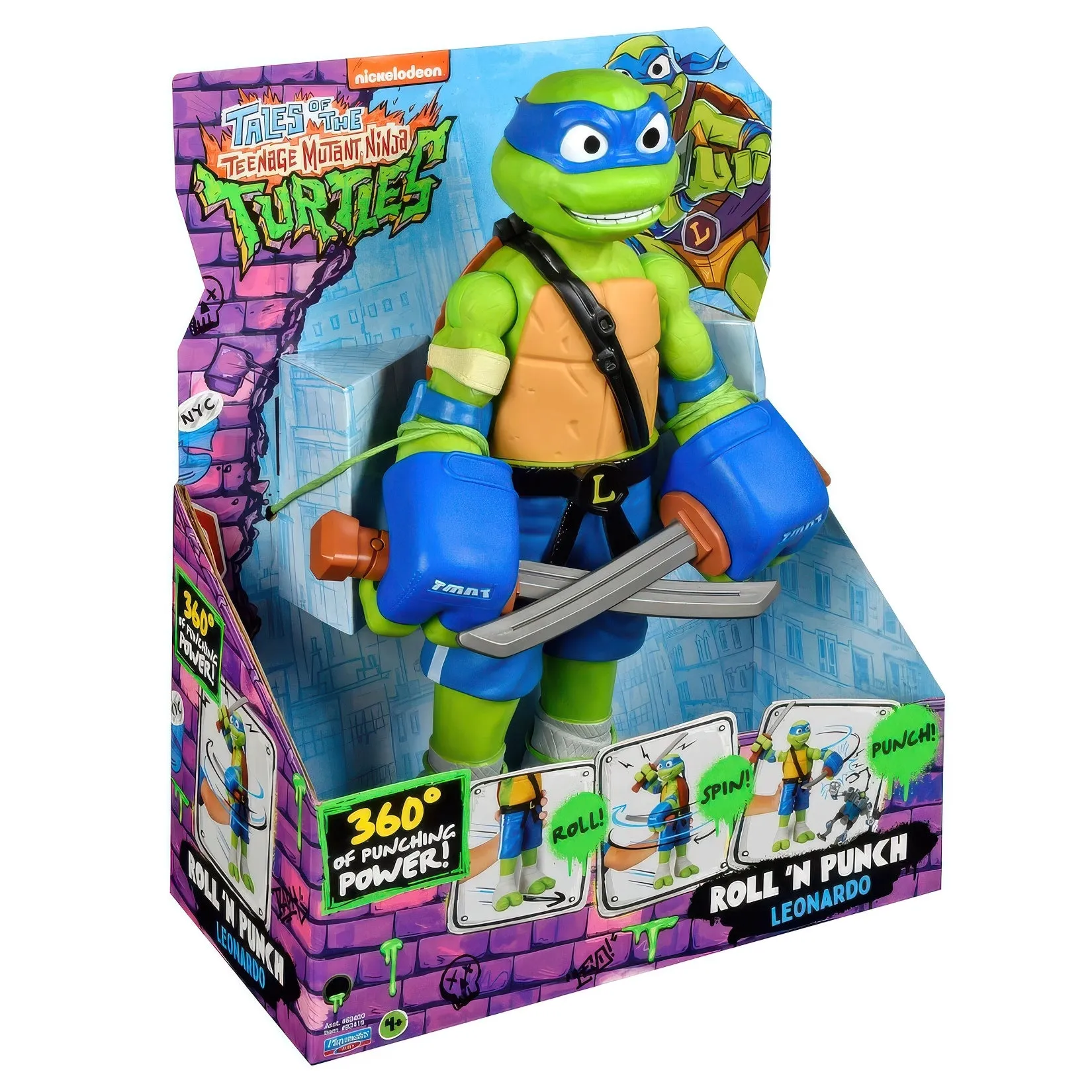 Tales of Teenage Mutant Ninja Turtles Roll 'n Punch Leonardo Figure