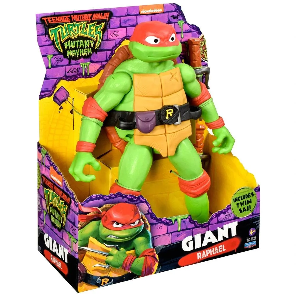 Teenage Mutant Ninja Turtles Mutant Mayhem Giant Raphael Figure 30cm