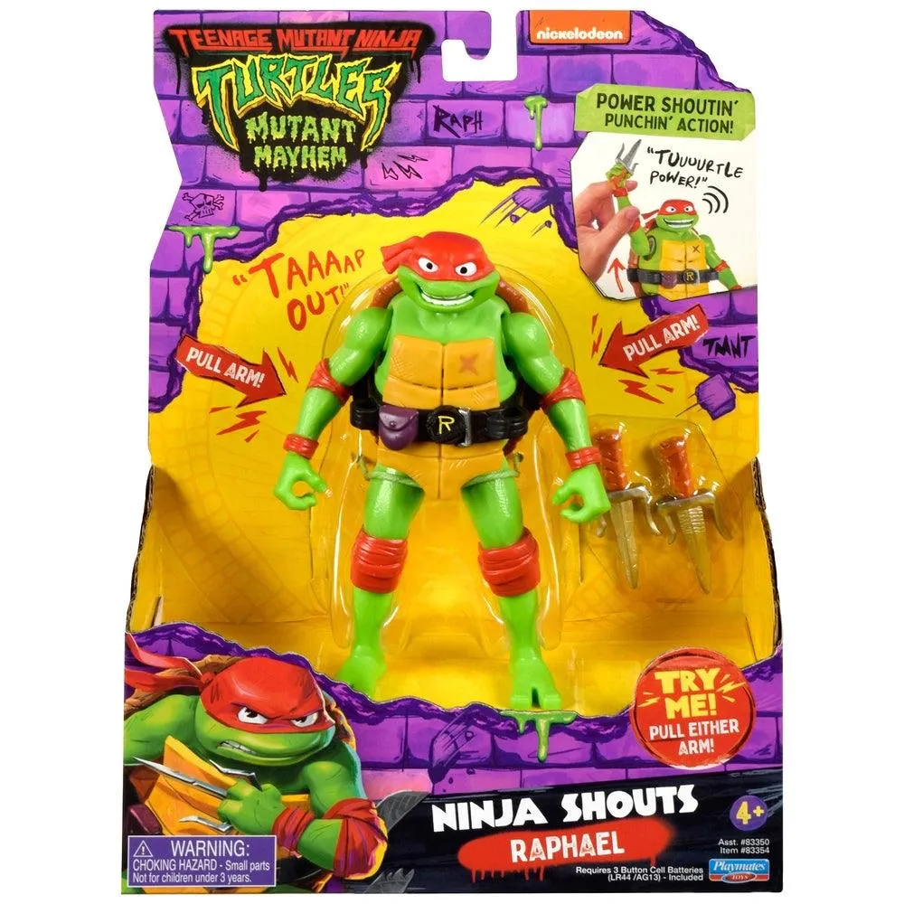Teenage Mutant Ninja Turtles Ninja Shouts Figures - Assorted