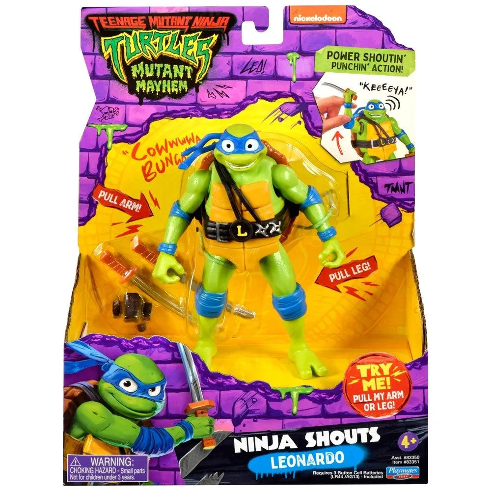Teenage Mutant Ninja Turtles Ninja Shouts Figures - Assorted