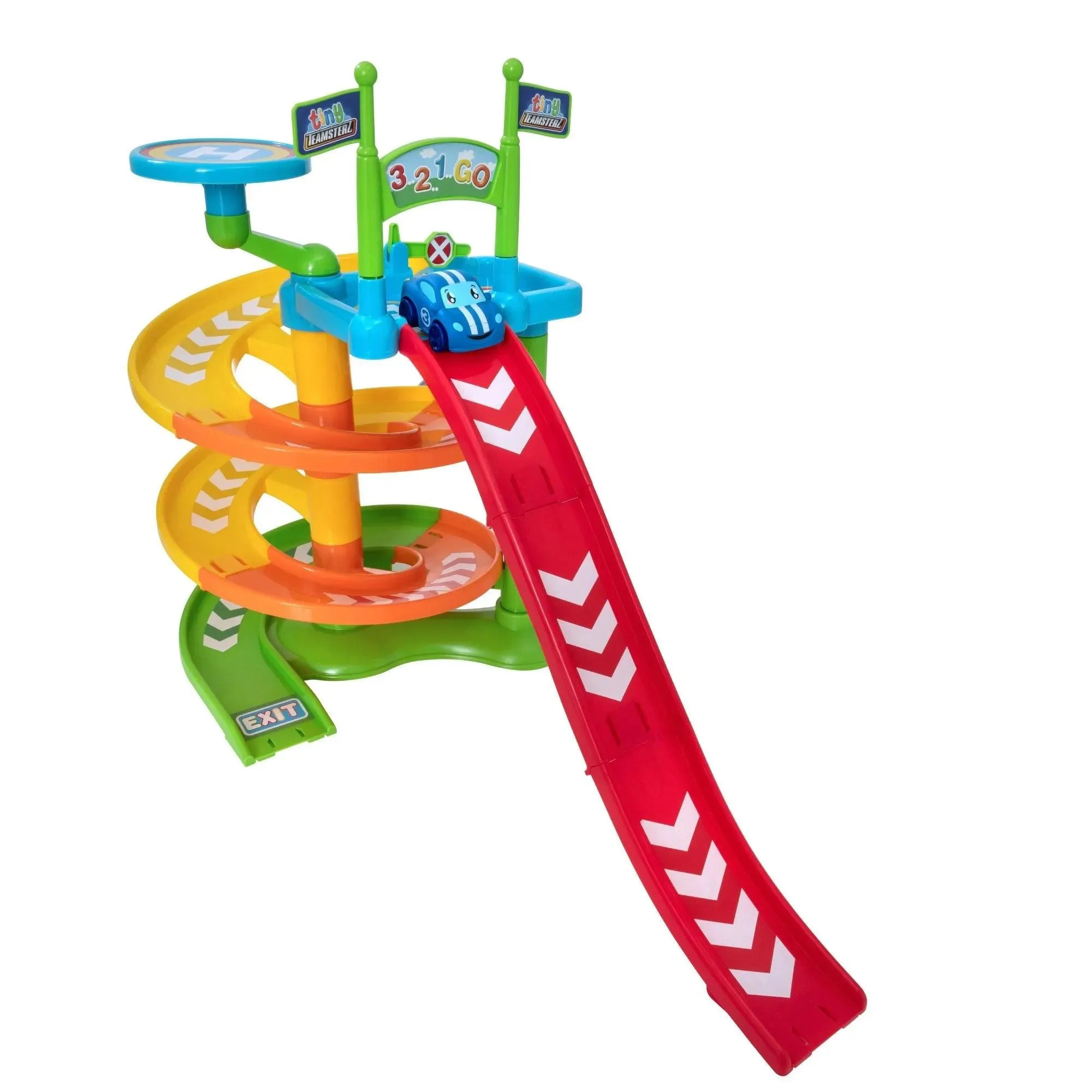 Tiny Teamsterz Spiral Raceway Launcher
