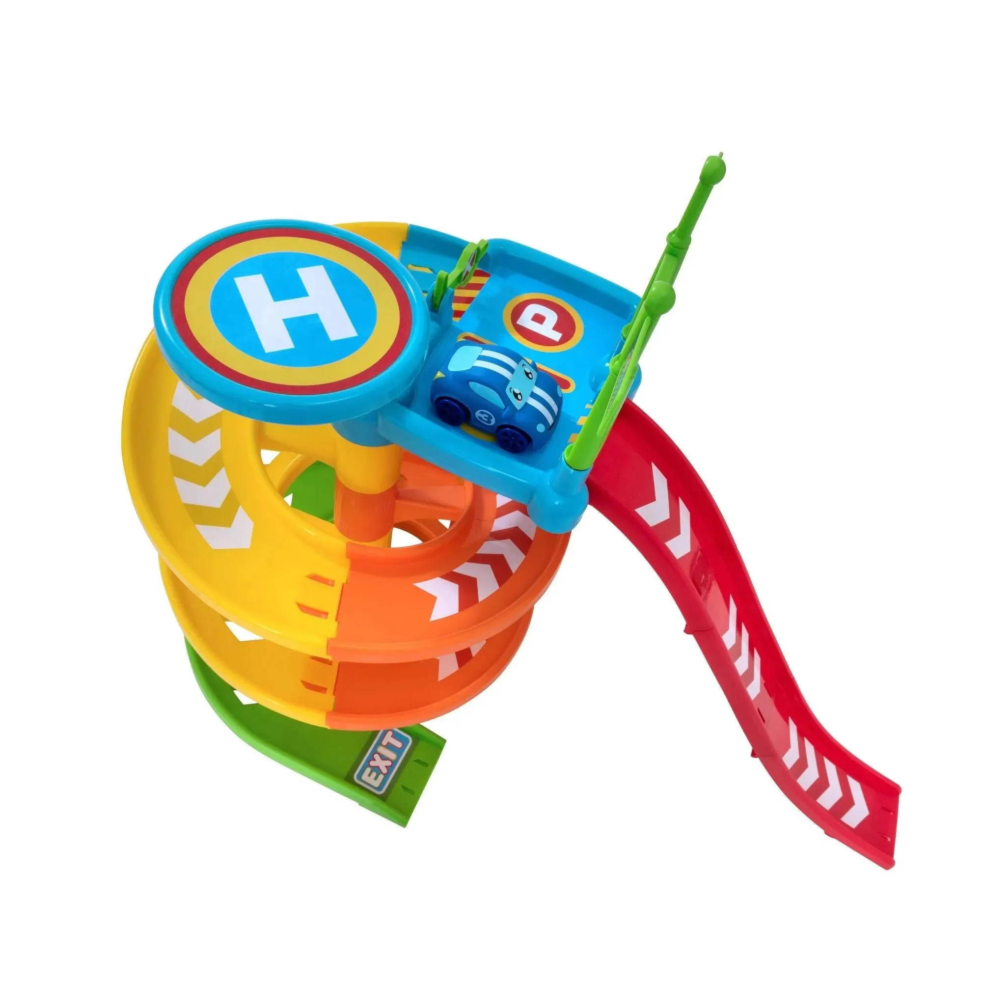 Tiny Teamsterz Spiral Raceway Launcher