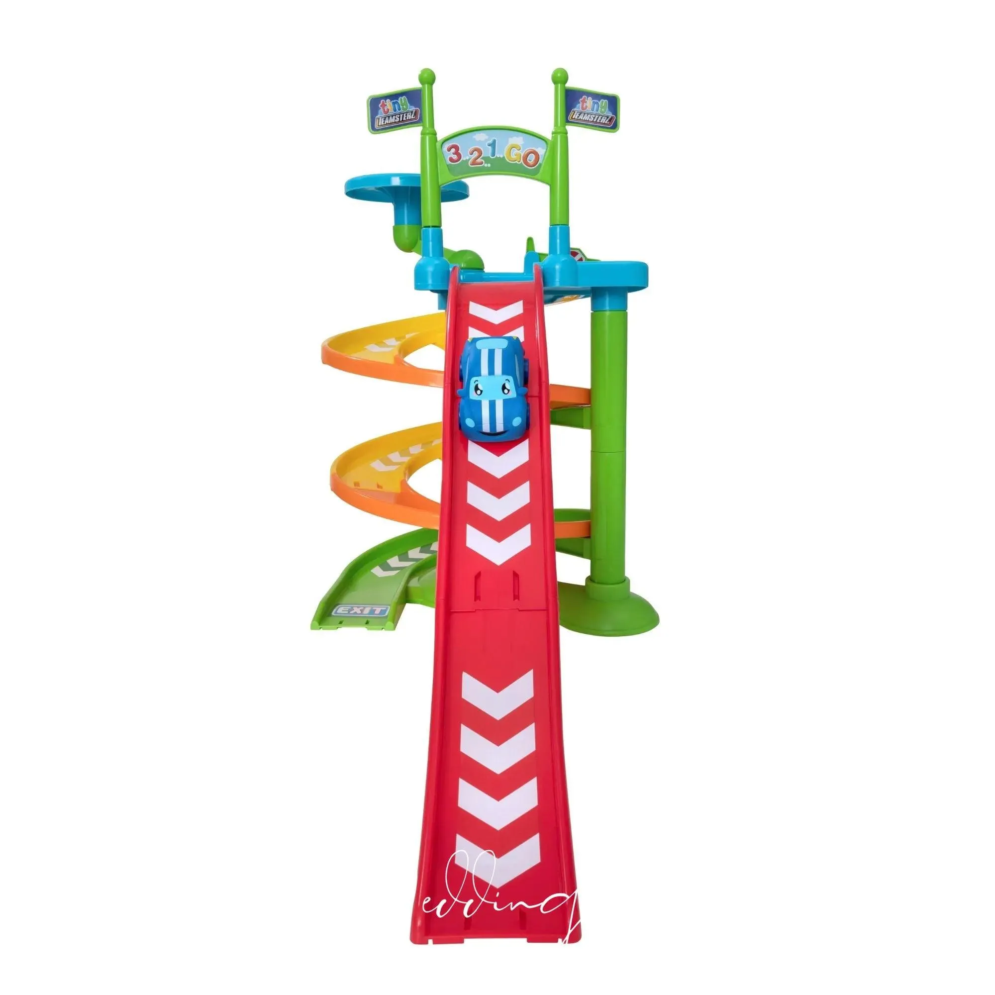 Tiny Teamsterz Spiral Raceway Launcher