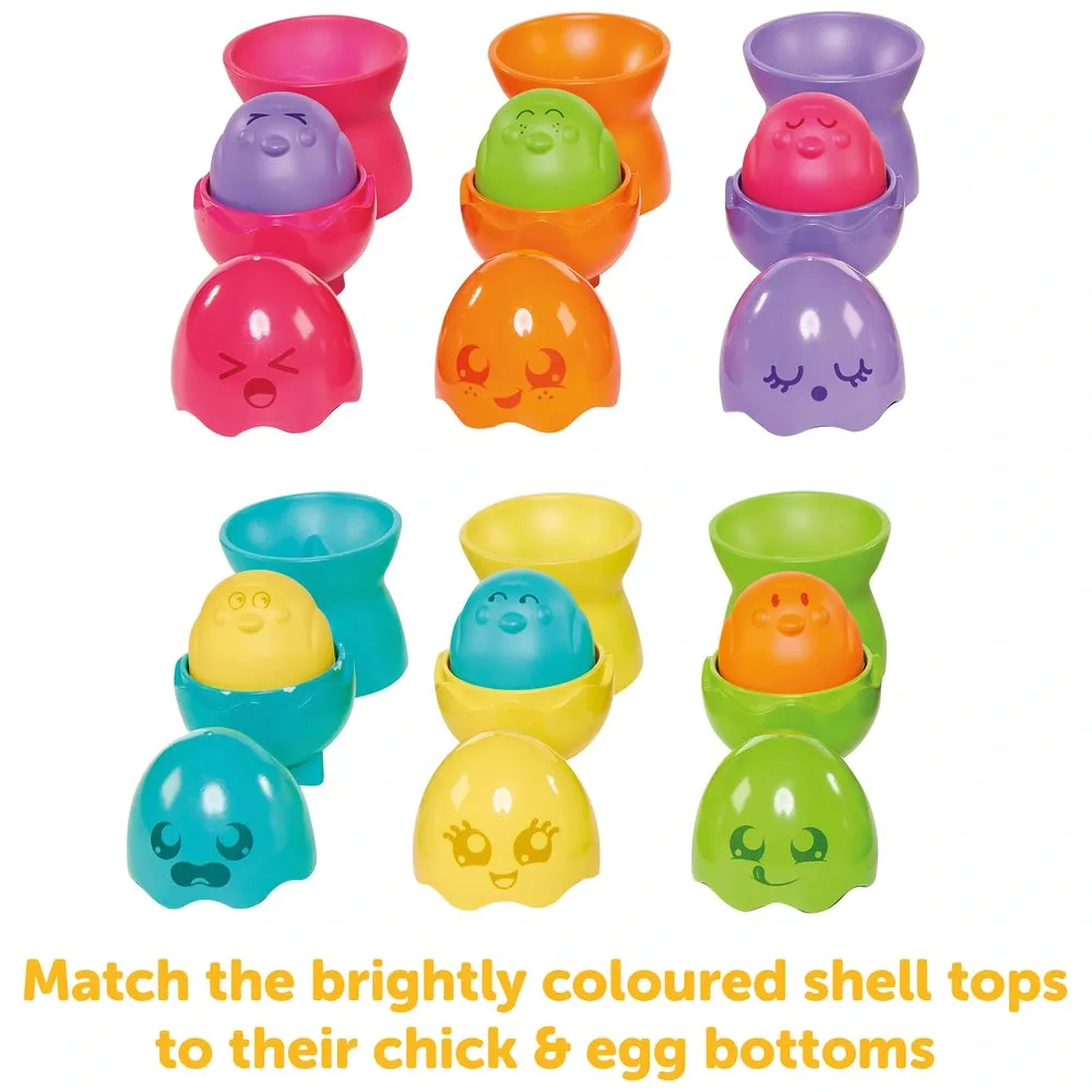 TOMY Toomies Hide & Squeak Egg Stackers