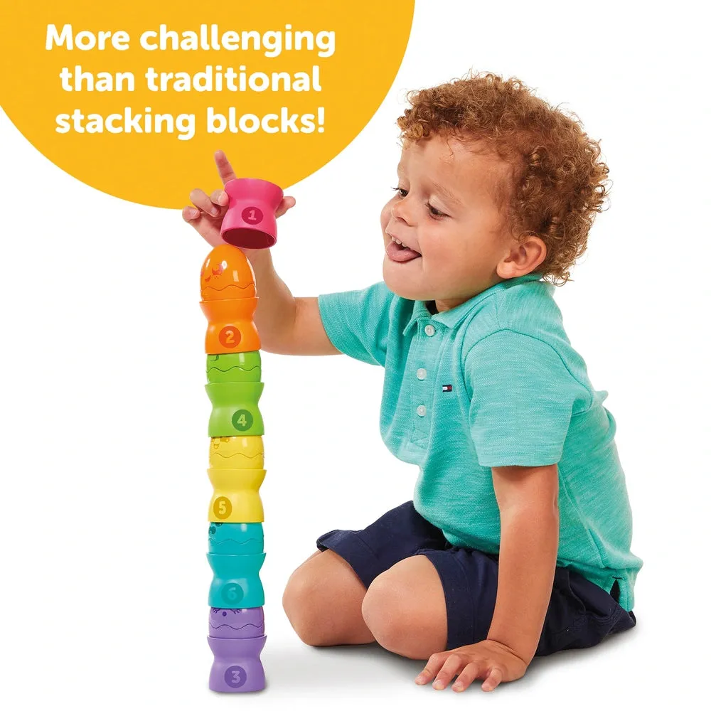 TOMY Toomies Hide & Squeak Egg Stackers