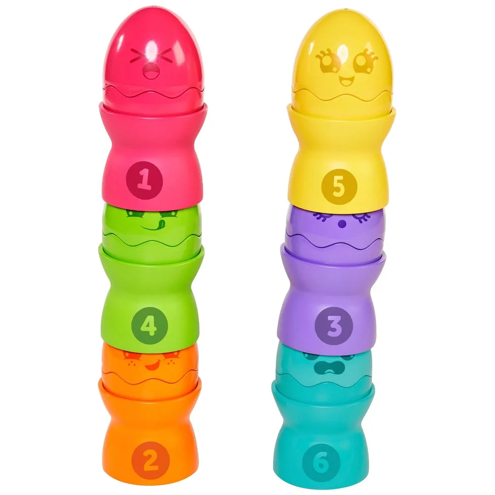 TOMY Toomies Hide & Squeak Egg Stackers