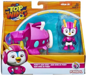 Top Wing Rod Mini Racer Figure with Attached Vehicle