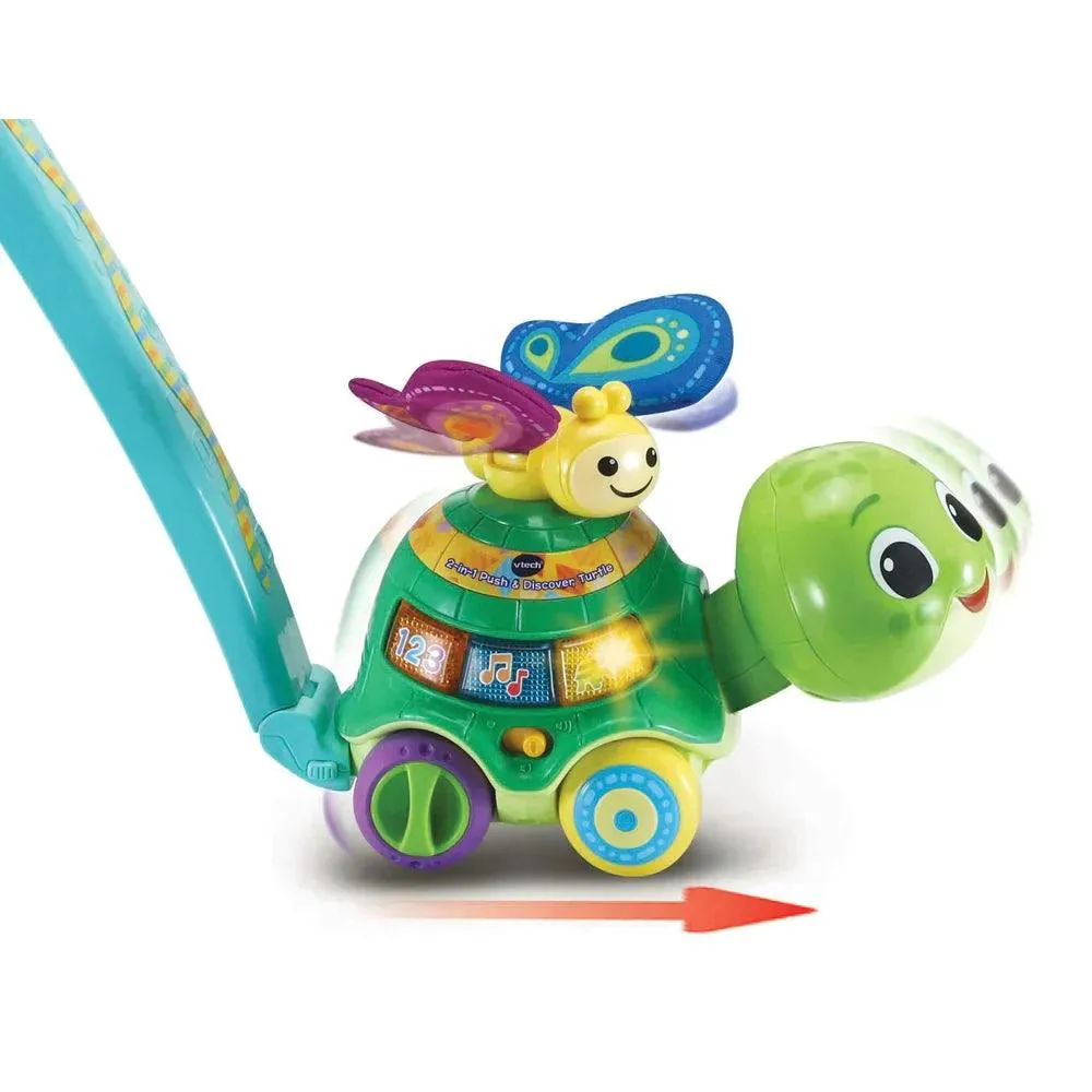VTech 2-in-1 Push & Discover Turtle