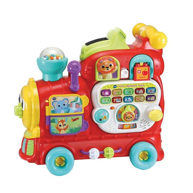 VTech Baby Push and Ride Alphabet Train Push Along Toy - English