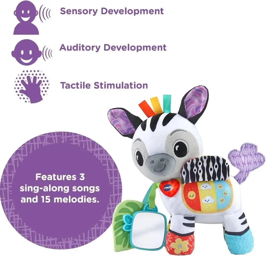 VTech On-the-Go Soft Zebra