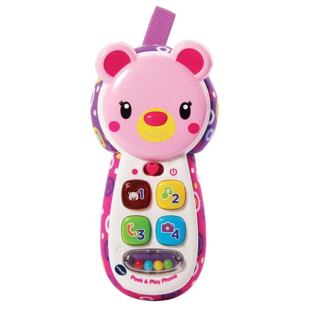 VTech Peek & Play Phone - Pink
