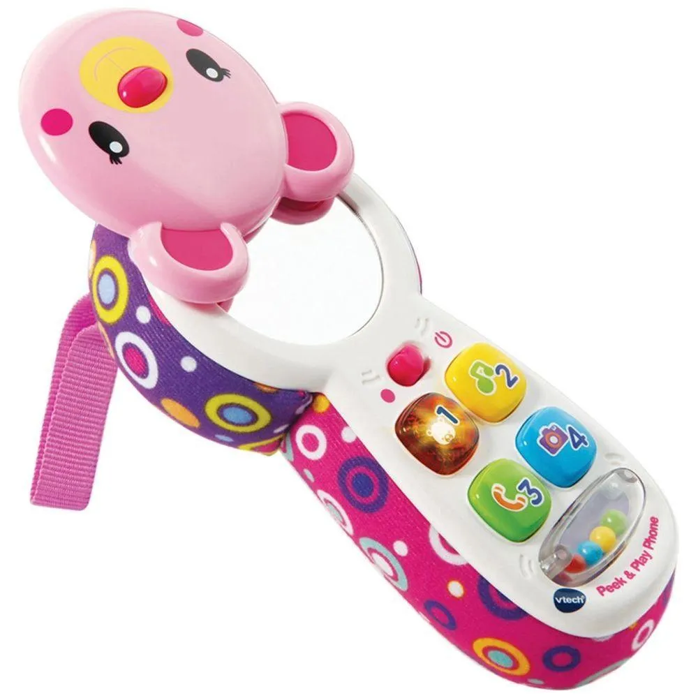 VTech Peek & Play Phone - Pink