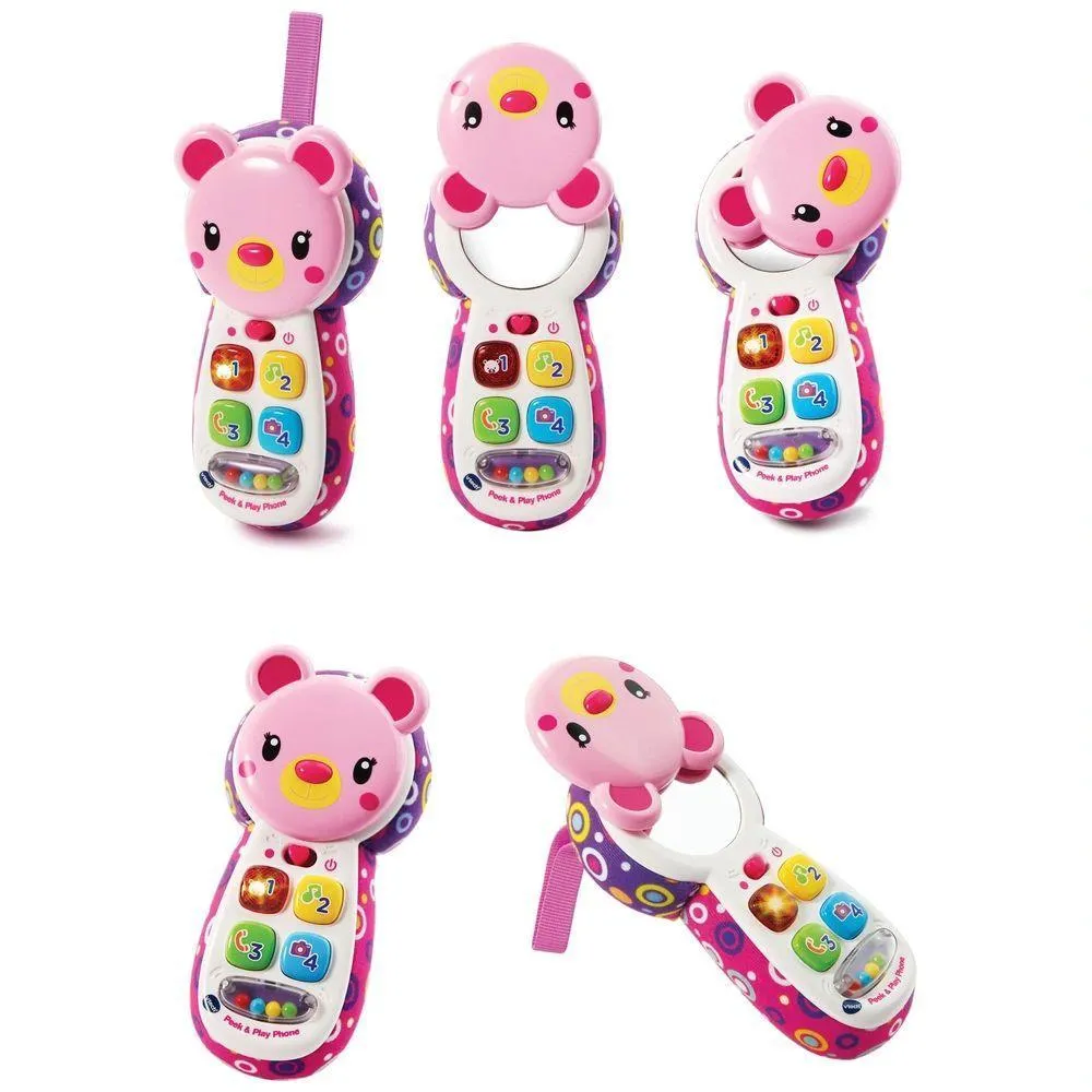 VTech Peek & Play Phone - Pink