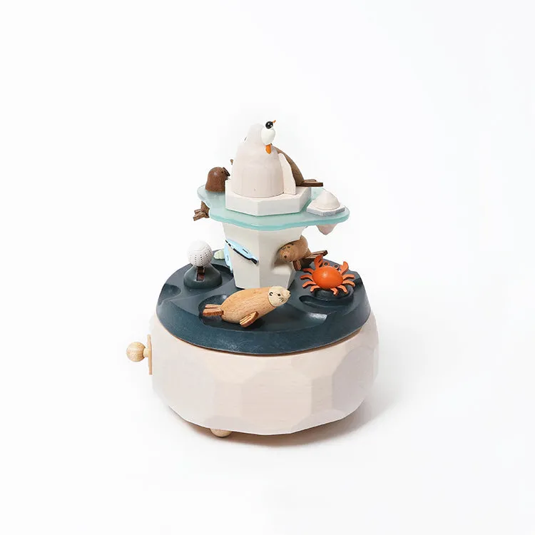 Wooden Arctic Music Box Odin Parker