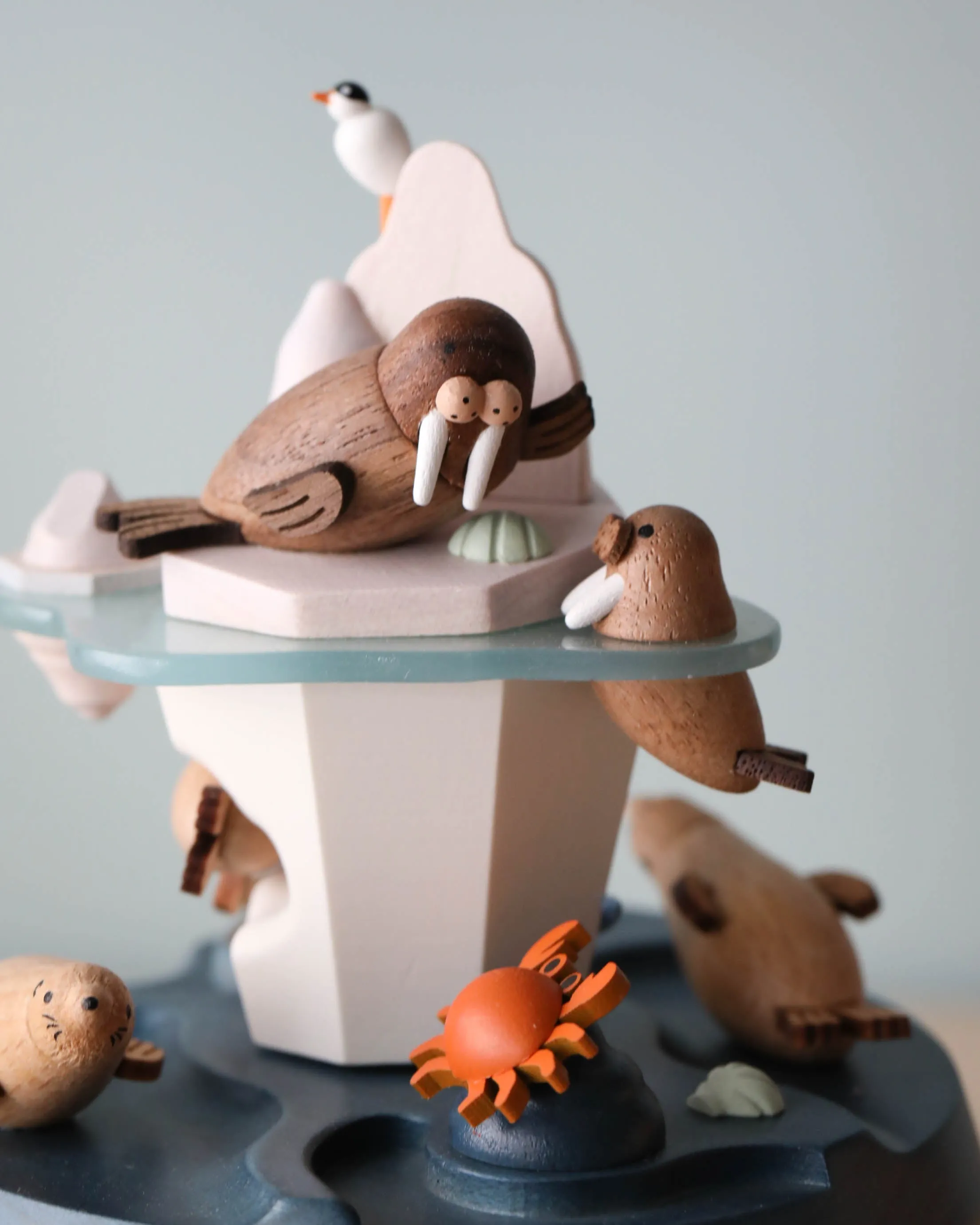 Wooden Arctic Music Box Odin Parker